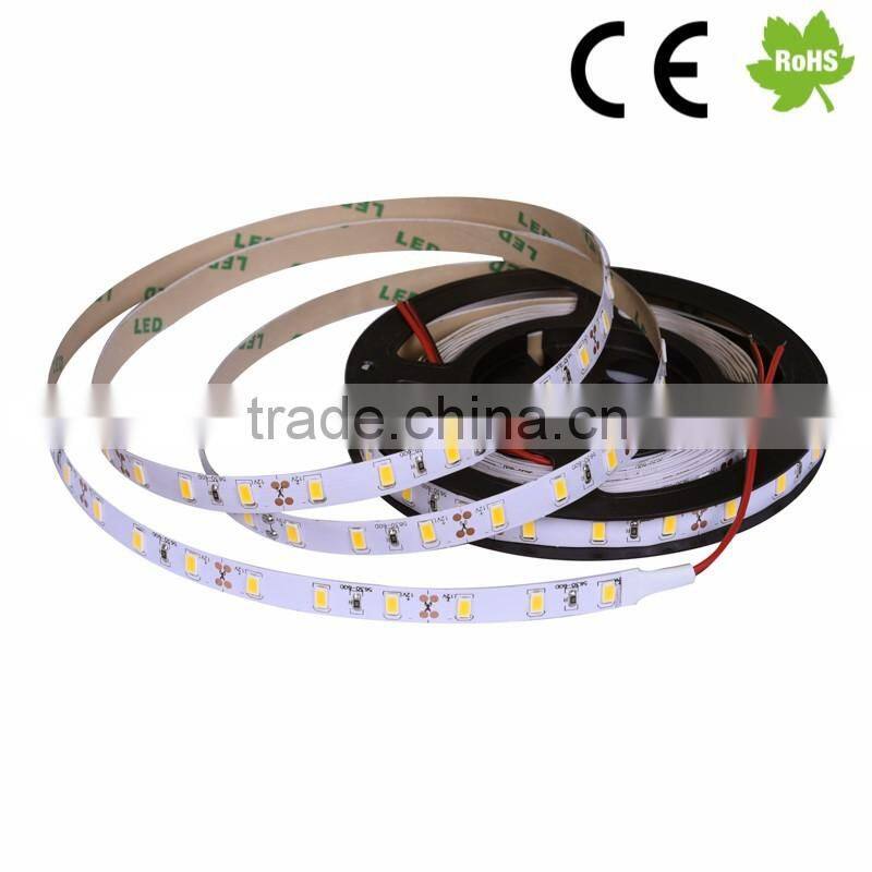 Good price LED Flexible Strip Light 5630 Sanan chip,Super Flux, Warm White 12V/24V waterproof led strip light