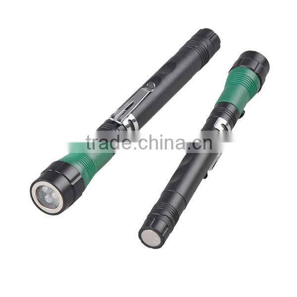 Cheap 3 LEDs Light Plastic Telescopic Magnet Pick Up Tool