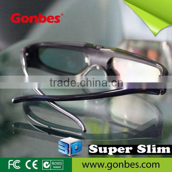 SUPER SLIM active shutter 3D GLASSES FOR tvs home using