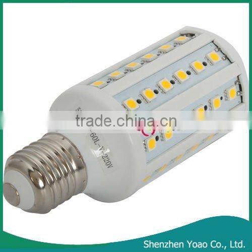220 10W 3000-3500K Patch E27 LED Corn Light Warm White