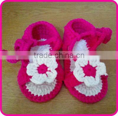 handmade comfortable Soft baby crochet shoes