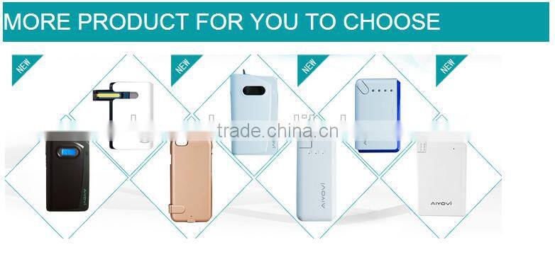 New Design Cell Phone Cases for iPhone 6 with Power Bank 1500mAh