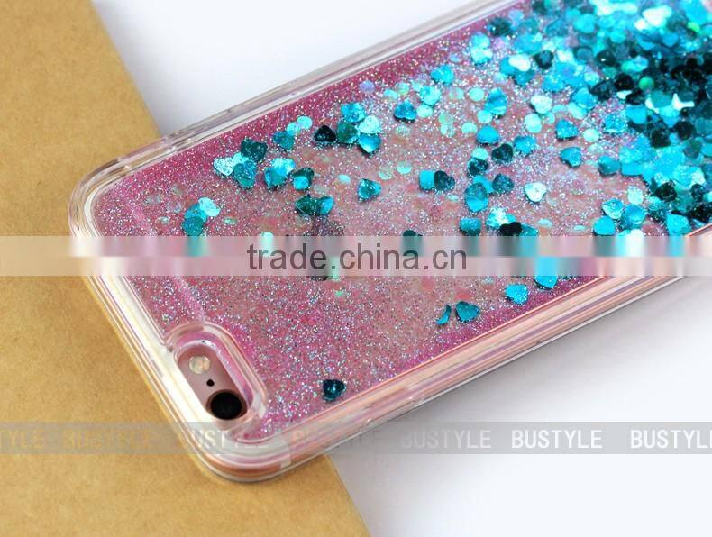 for samsung galaxy j7 j2 S7 cute fashion 3d water bling lumia crystal liquid phone cover case for iphone 6 s for iphone7