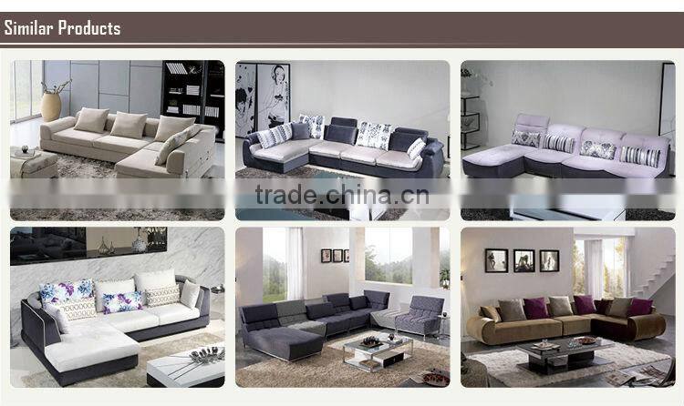 modern fabric corner sofa with armchair