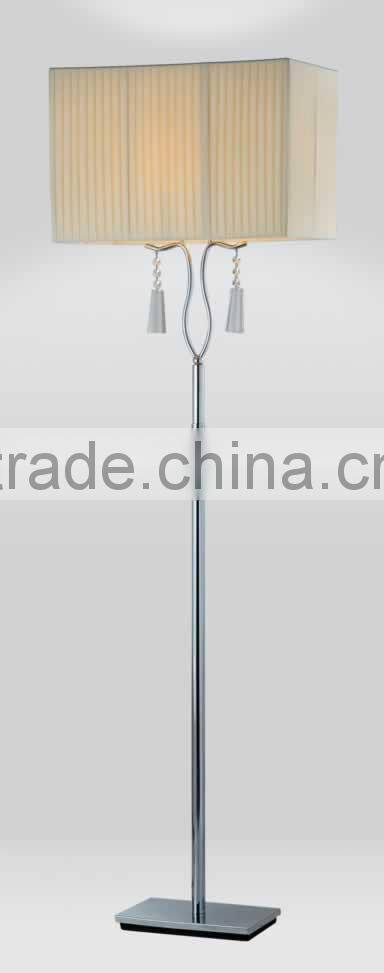 contemporary wrought iron floor lamp for hotel decoration