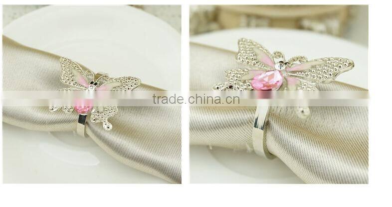 Hot Sale Nice Bulk Wholesale Rhinestone Napkin Rings For Weddings Decoration Diamond Crystal high quality