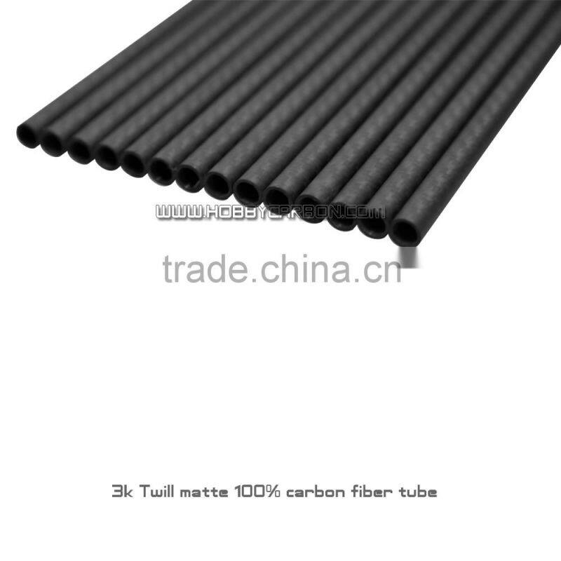 Hot rolled tubes 3k matte carbon tube for unmaned drone parts 500mm