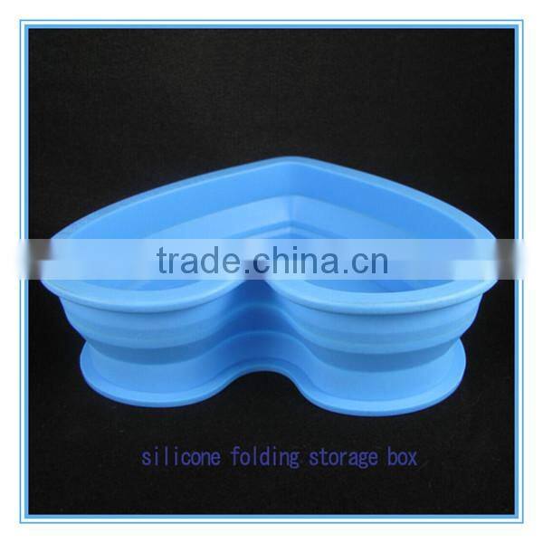 promotional gift silicone portable folding onion storage box