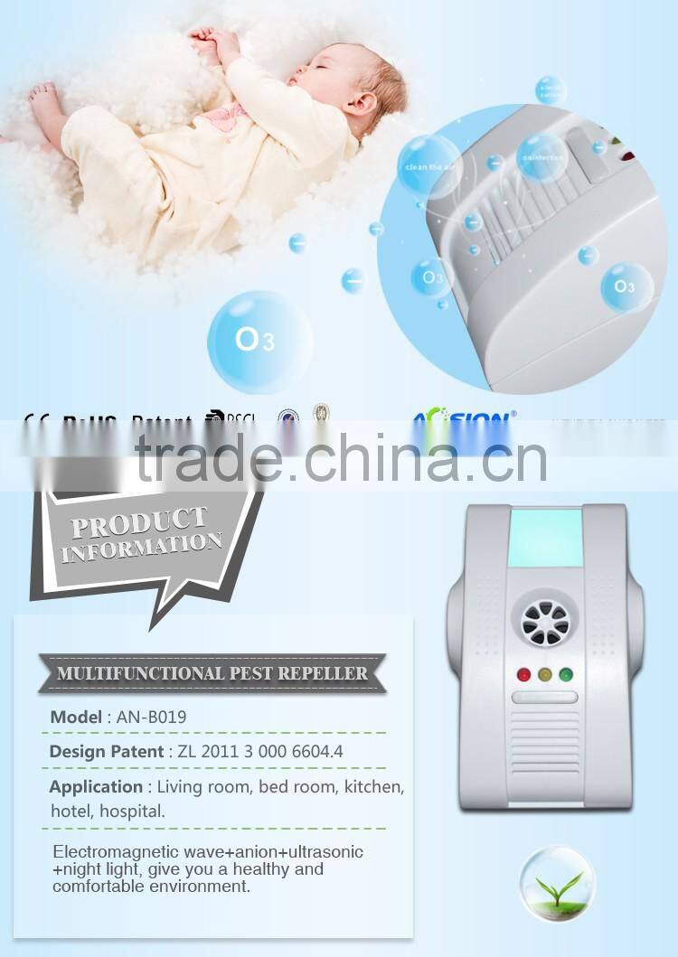 Aosion Multifunctional Ultrasonic Fly Mosquito Pest Repeller Pest Repellent-W