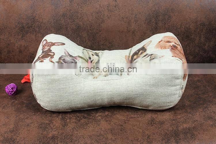 2015 new cartoon Cute puppy waist cushion cover Office pillow car pillow