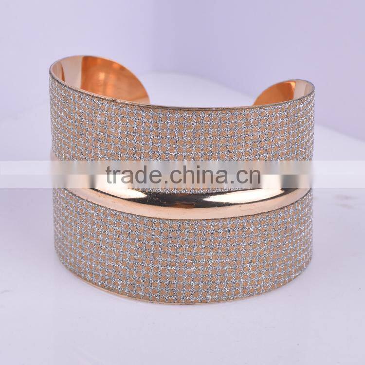 Free sample Factory wholoesale 2016 gold palm cuff bangle