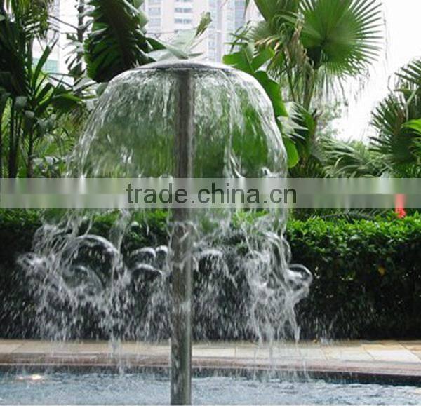 2014 summer hot sale water park fountain Special design stainless steel mushroom fountain