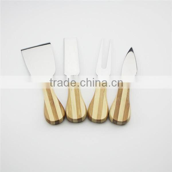 High quality 4 pcs cheese butter knife spreader tools set