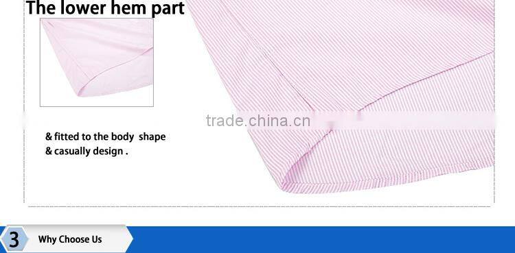 Product Promotion solid color stripes shirts for men