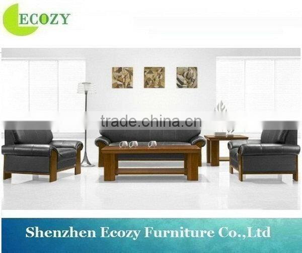 Top grade latest cow leather office sofa