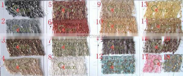 4.5cm Loop Brush Chainette Fringe For Sofa Decor