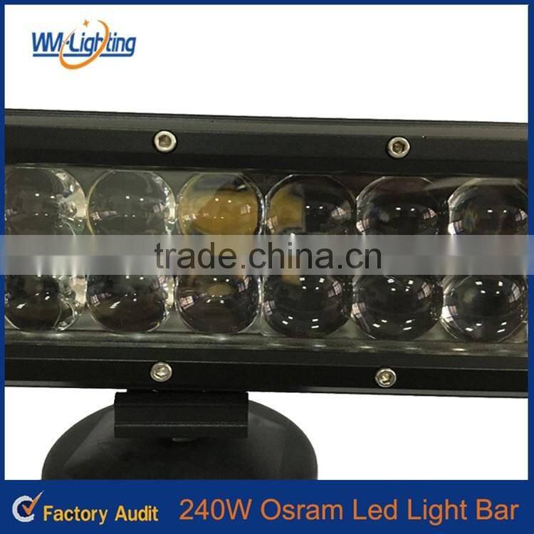 high lumens led offroad light bar 4x4 led light bar 240W