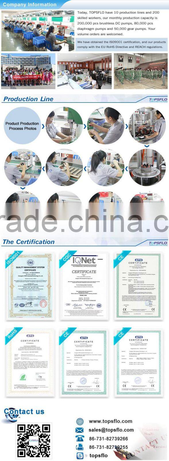 12V DC Brushless quiet mini compact dc pump