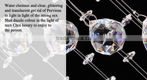 Modern glass pendant lamp