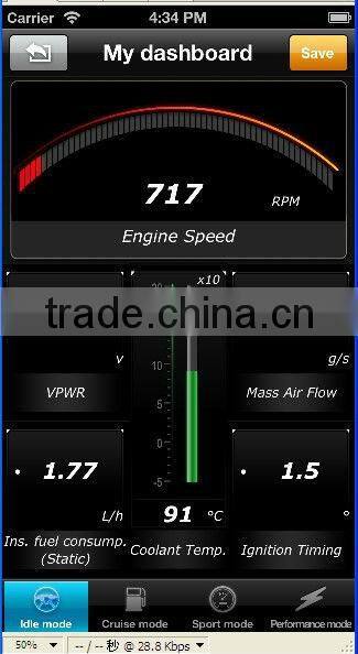 Car Doctor iOBD2 Automotive Diagnostic OBDII/EOBDII Code Reader communication with iPhone/iPad/iPod Touch by WiF