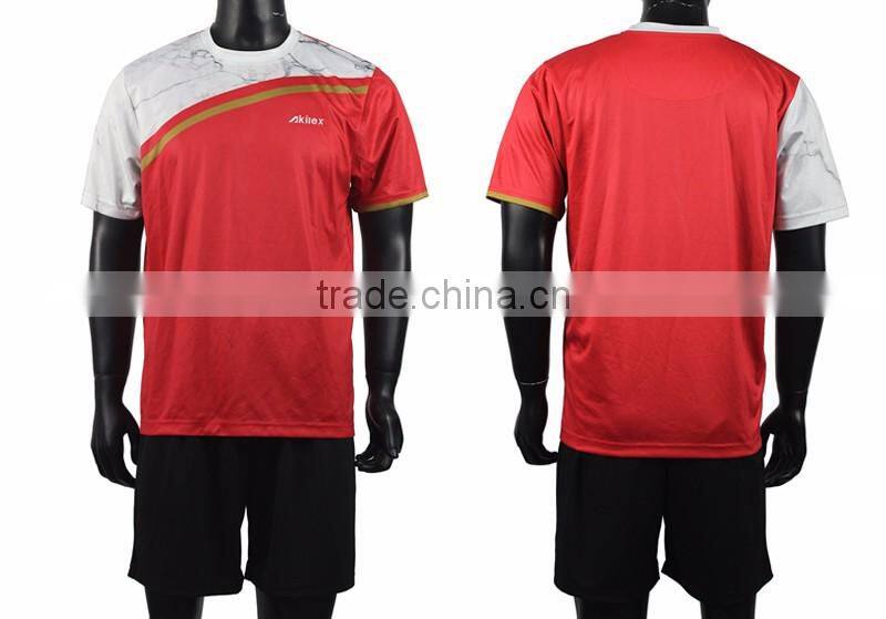 100% polyester custom soccer jersey with cheap price