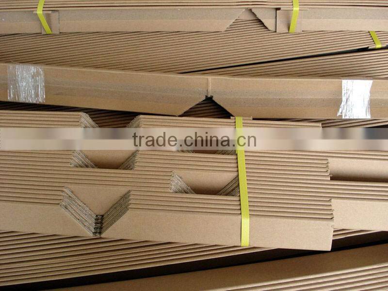 Customized recycled kraft buffer brown paper board edge protector