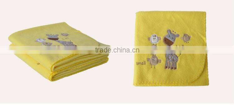 Emboridery Pattern Customized Polyester Blanket