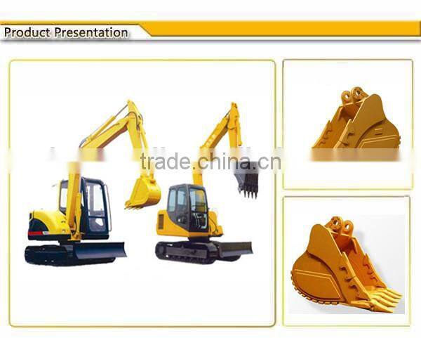 excavator hydraulic crusher bucket, excavator attachments rock crushing bucket