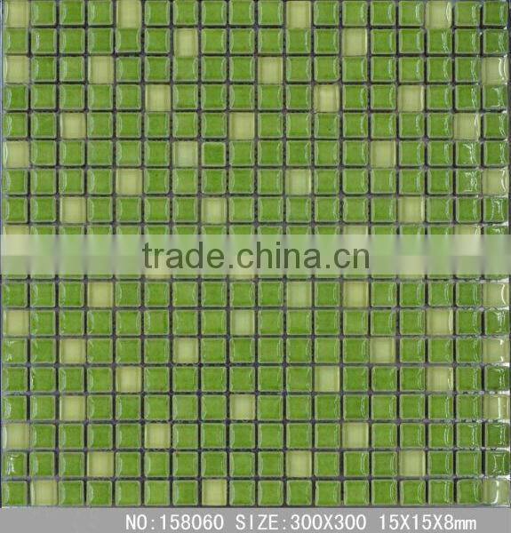 Clolorful Green Ceramic Mosaic Tile