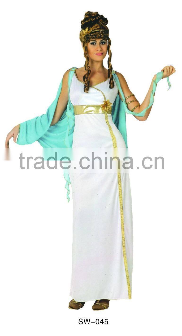 Wholesale new design Roman goddess cosplay costume