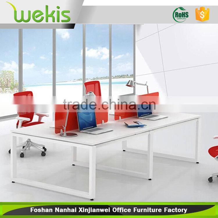 modern 4 person office computer workstation desk