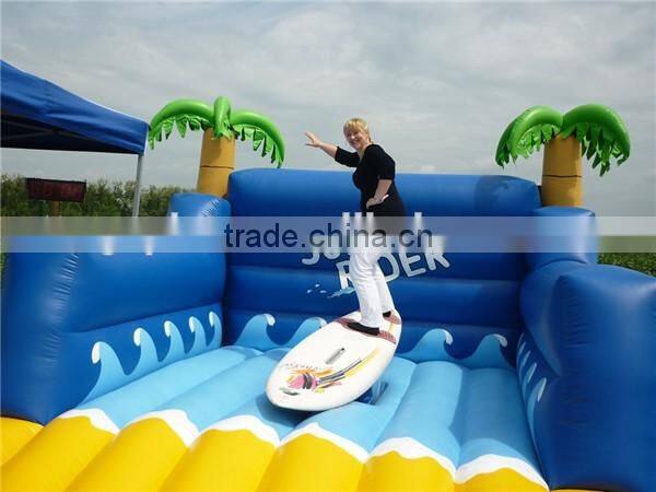 coconut tree inflatable surf rider / Interesting inflatable surf sensation machine