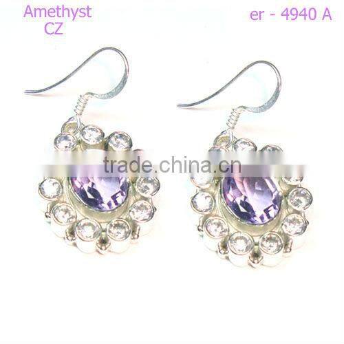 Natural gemstones 925 sterling silver black onyx citrine jewellery