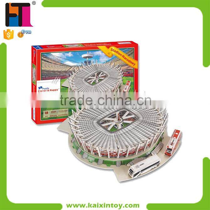 Russia Castle Design Paper 3d Puzzle Construction Toys