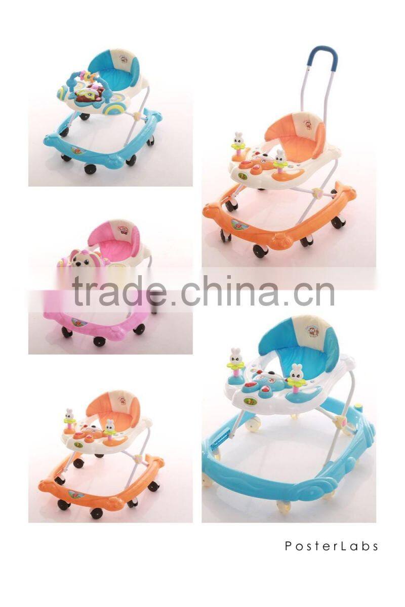 high quality rolling baby walker/adjustable babywalker