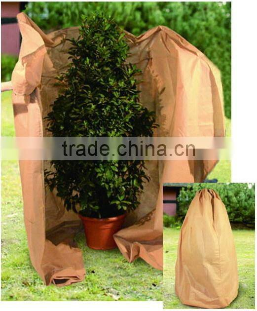 New design opened outdoor plant cover with zipper