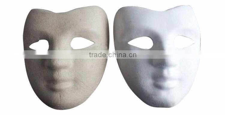 Hot sale paper pulp mask for prom/paper pulp party mask