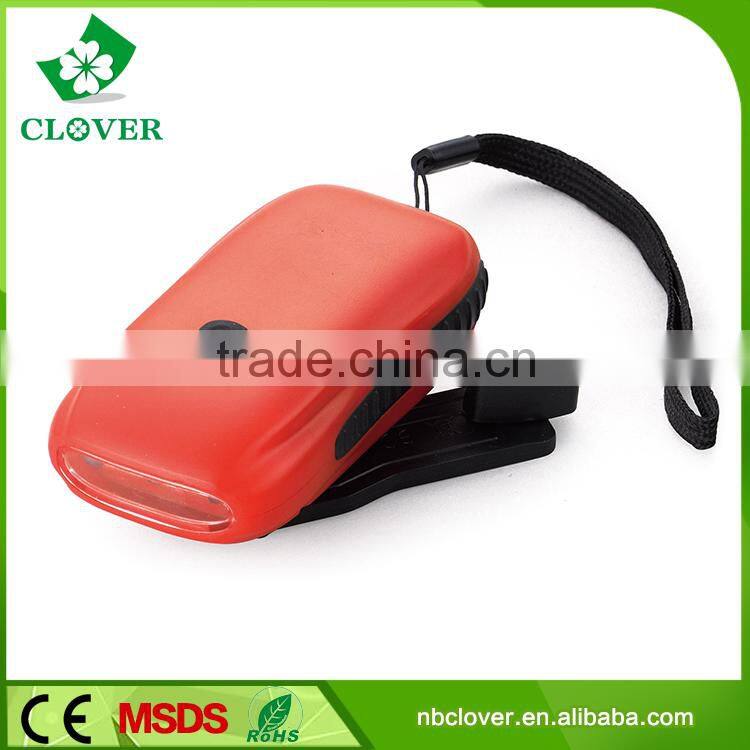 ABS material dynamo hand crank flashlight for emergency