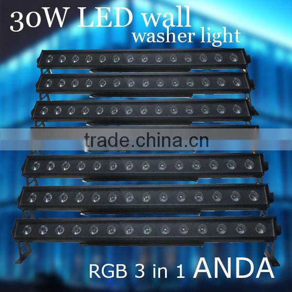 14pcs30w LED rgb 3in1CE,ROHS outdoor canopy wall wash stage light