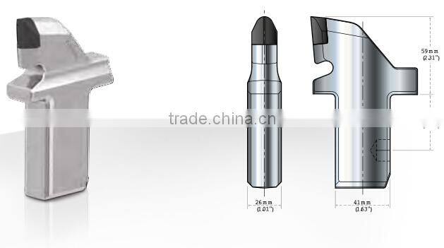 55# radial cutter mining tools picks used in trona potash and coal