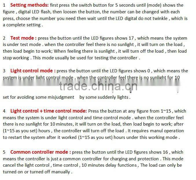 Solar charge controller for Solar system Professional manufacturer temperature controller