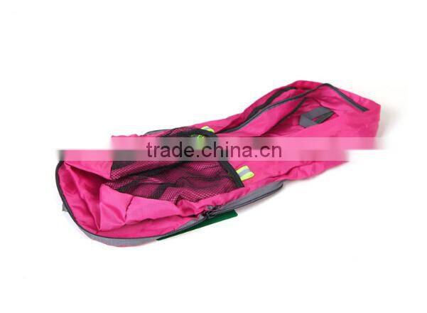 Promotional green Nylon foldable travel backpack