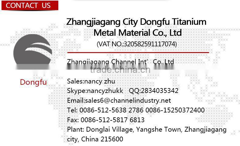 High Quality 0.2mm titanium foil