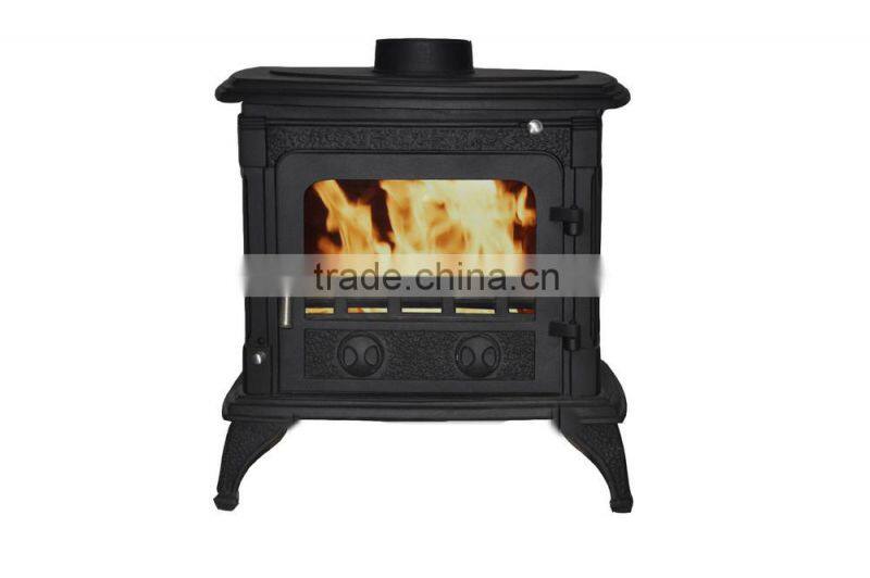 2014 Hot Sale Cast Iron Wood Burning Stove With Back Bolier