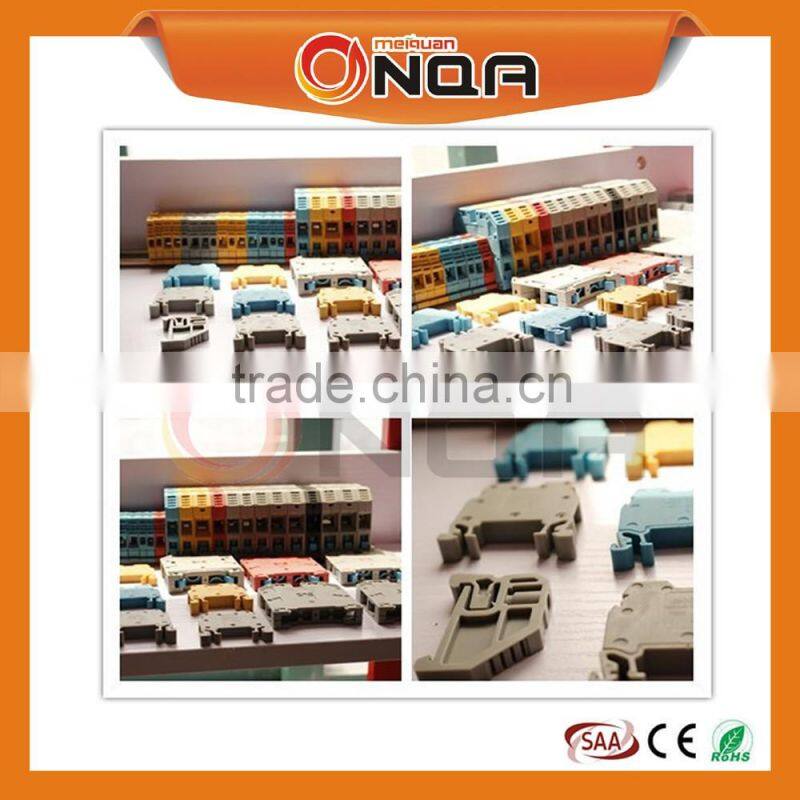 UK MRK Type Modular Terminal Block Din Rail Terminal Block For Electric