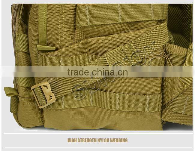 1000D Cordura or Nylon fabric Tactical Backpack ISO/SGS