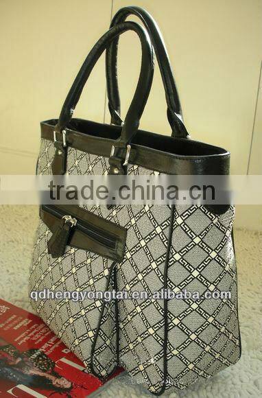 2016 New Arrival Brand Fashion Tote Bag, High Quality PU/Genuine Leather Women Tote Handbag