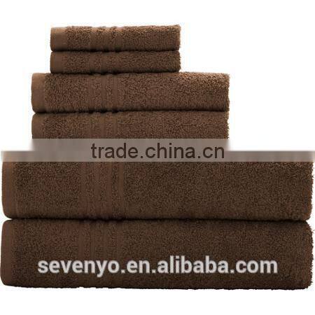 High quality multi-color hotel towel set China manufacturer