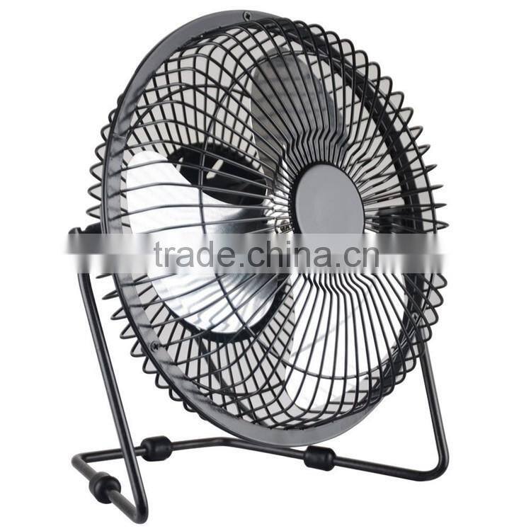 High quality cooling super mute metal mini usb fan for laptop notebook with key switch