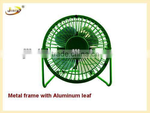 Hot 4" metal usb heater fan